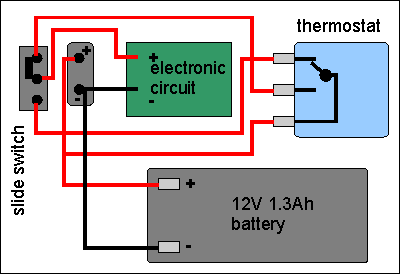 Thermostat Wiring Diagram on The Electrical Wiring Aims To Achieve That The Thermostat Works