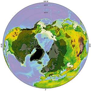 Ice age extent arctic