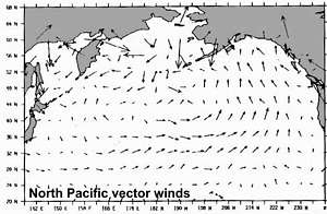 Winds in the North Pacific