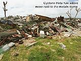 Cyclone Heta has added more rust to the metals dump.