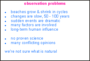Observation problems