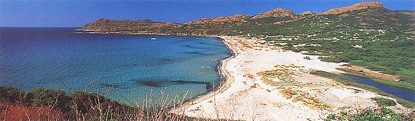 A beach at Corsica, Mediterranean Sea