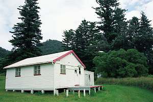 f214601: a new cottage stands where Bell's cottage once stood.
