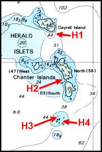 Diving around Herald and Chanter Islets