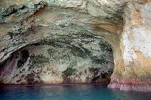 Rikoriko Cave seen from the outside in