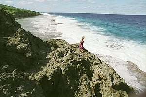 a calm day at the Vaikona reef