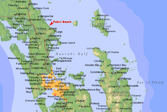 The Hauraki Gulf, places and place names