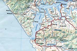 Map of Hokianga Harbour