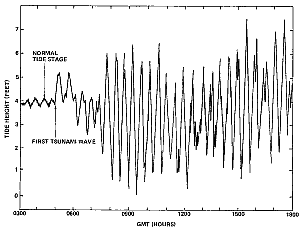 Tsunami waves