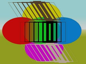 test pattern colour mismatch