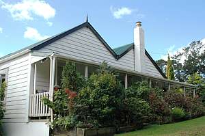 Verandah on the shaded side