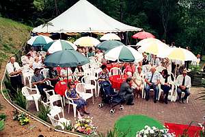 The outside terrace